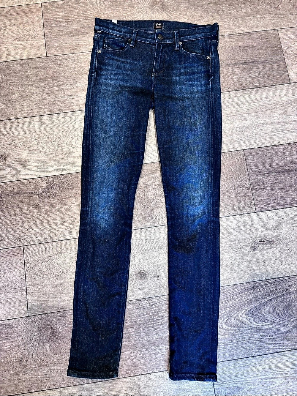 Citizens of Humanity Avedon Low Rise Skinny Jeans Blue Waist 26